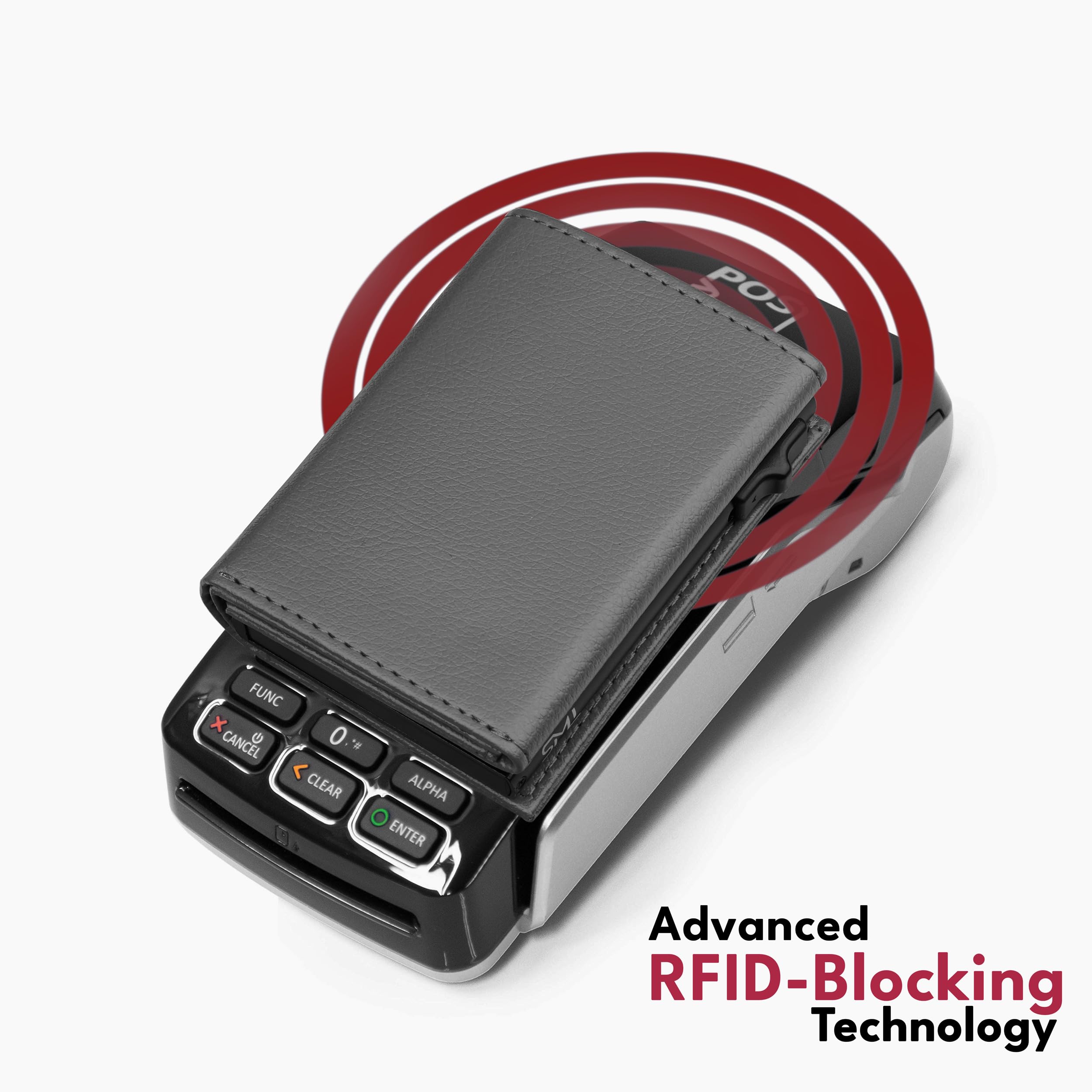 The Wallet Store Urban Pop RFID Protection Wallet Cardholder - Grey