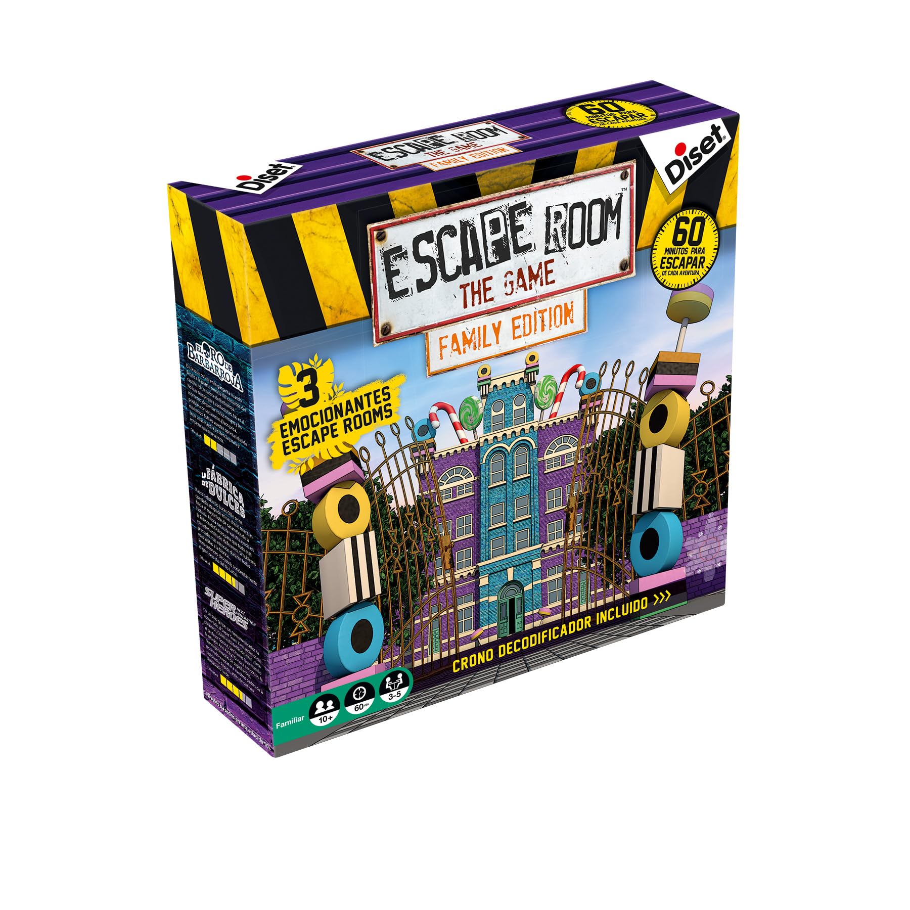 Diset - Escape Room Family Fábrica de Dulces