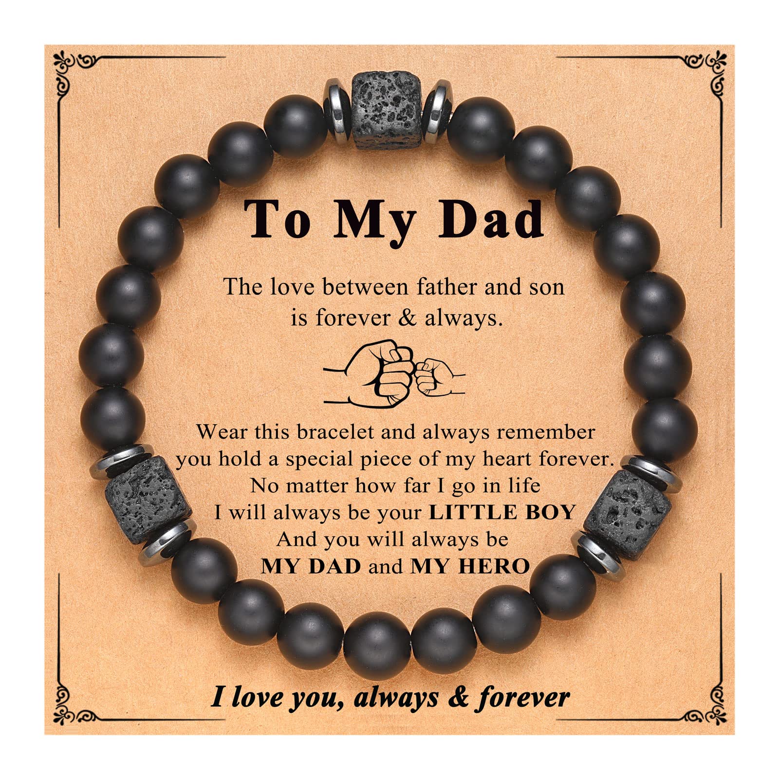 UPROMI To My Husband Boyfriend Son Grandson Dad Grandpa Papa Daddy Brother Man Stepdad Uncle Nephew Godfather Gifts