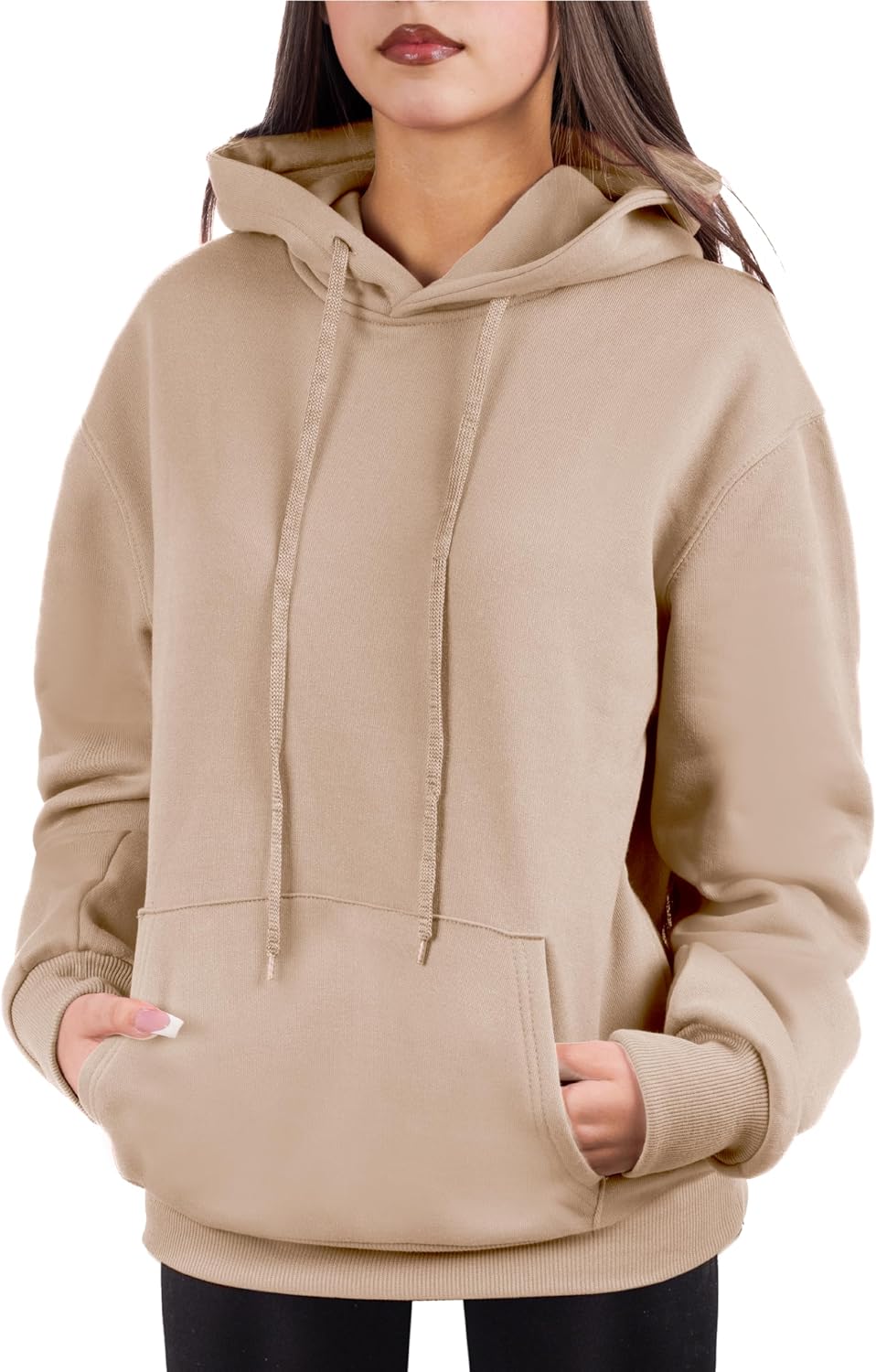 Womens Hoodies Pullover Fleece Sweatshirts Long Sleeve Hoodie With Front Pocket