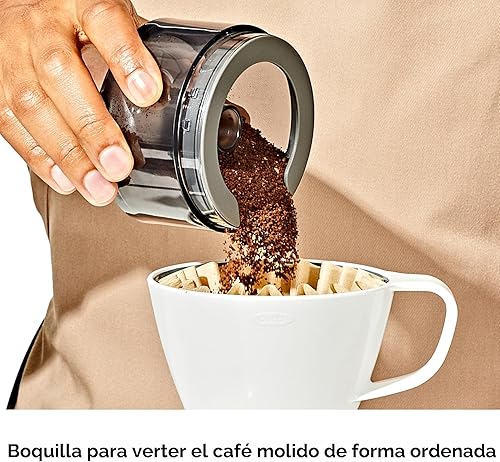Miniatura 8 de OXO Molinillo de café con rebabas cónicas compactas