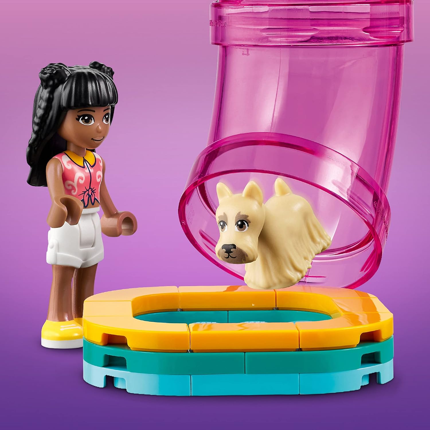 LEGO Friends Pet Day-Care Center 41718 Animal Set, Heartlake City Toy, Birthday Gifts for Kids, Girls and Boys 7 Plus Years Old, with Doggy Figure & 3 Mini Dolls