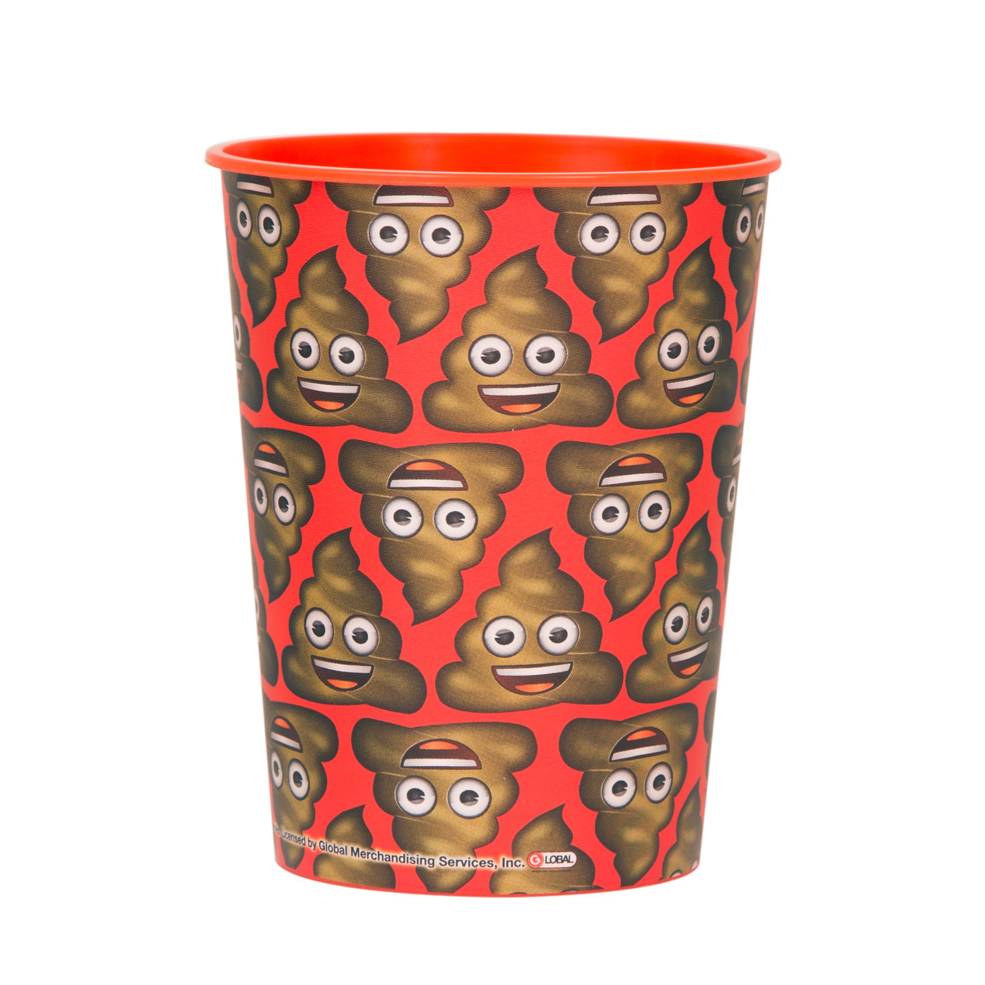 Amazon.com: 16oz Poop Emoji Plastic Cup : Toys & Games