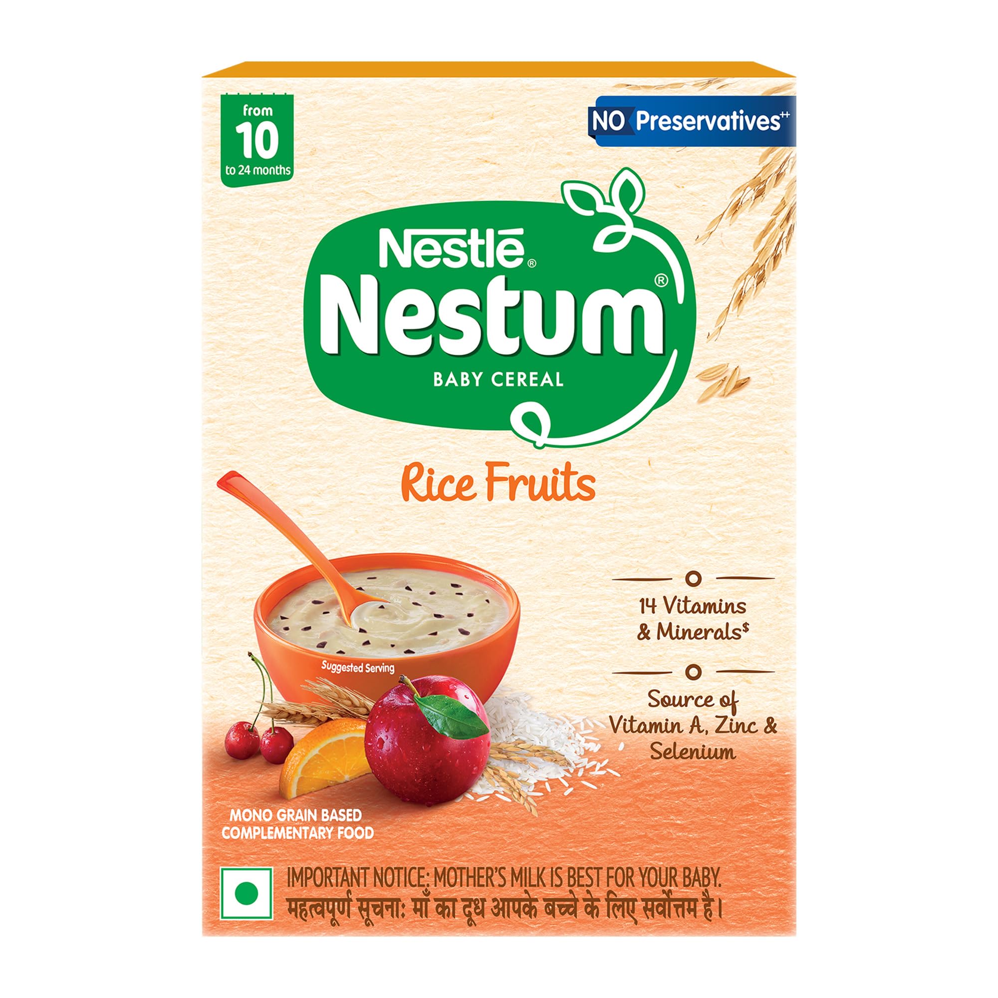 NESTUM Baby Cereal - Rice Fruits (From 10 to 24 months) - 300g, Bag-in-Box Pack-image-16