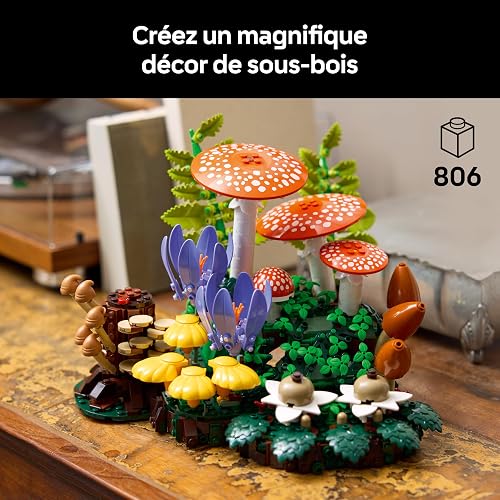 LEGO Botanicals Les Champignons des Bois - Set de Construction pour Adulte - Plantes Artificielles avec Amanite Tue-Mouches & Fausses Fleurs - Décoration de Chambre ou Salon - Idée Cadeau DIY 11505 - 2