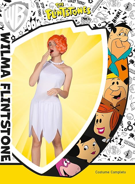 Foto 4 de 6 de Ciao Mujer Wilma Flintstones Costume Originale Donna (taglia Unica Adulto) Disfraces Not Applicable, Bianco