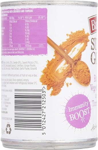 Baxters Super Good Root Vegetables & Turmeric Soup, 400g
