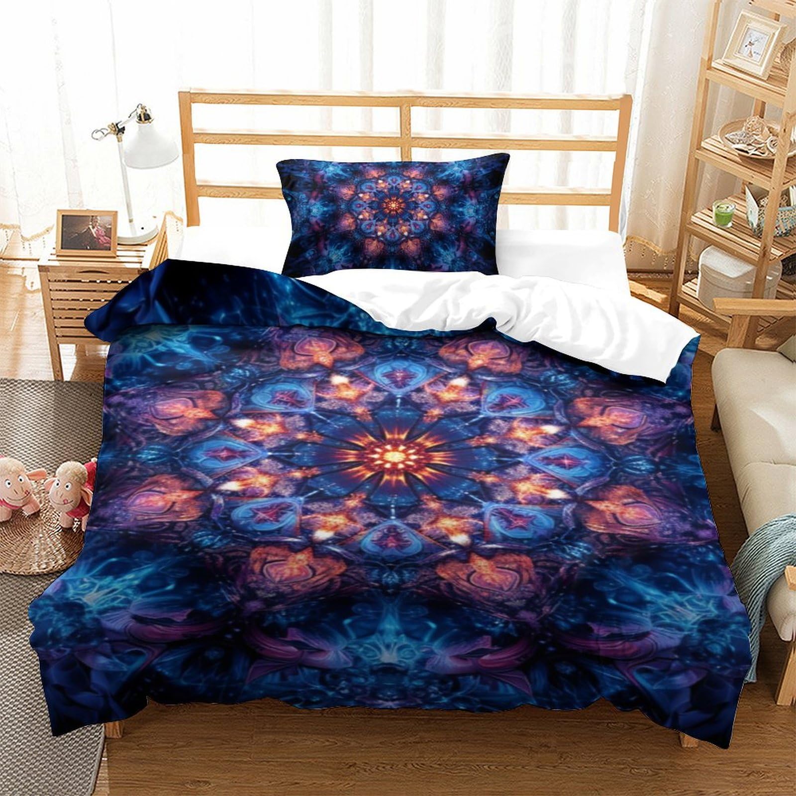 Parure de lit 135x200cm Man Bat hypoallergénique pour le sommeil des ados