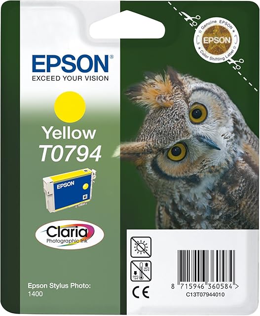 Epson T0794 Yellow Inkjet Cartridge C13T07944010 / T0794