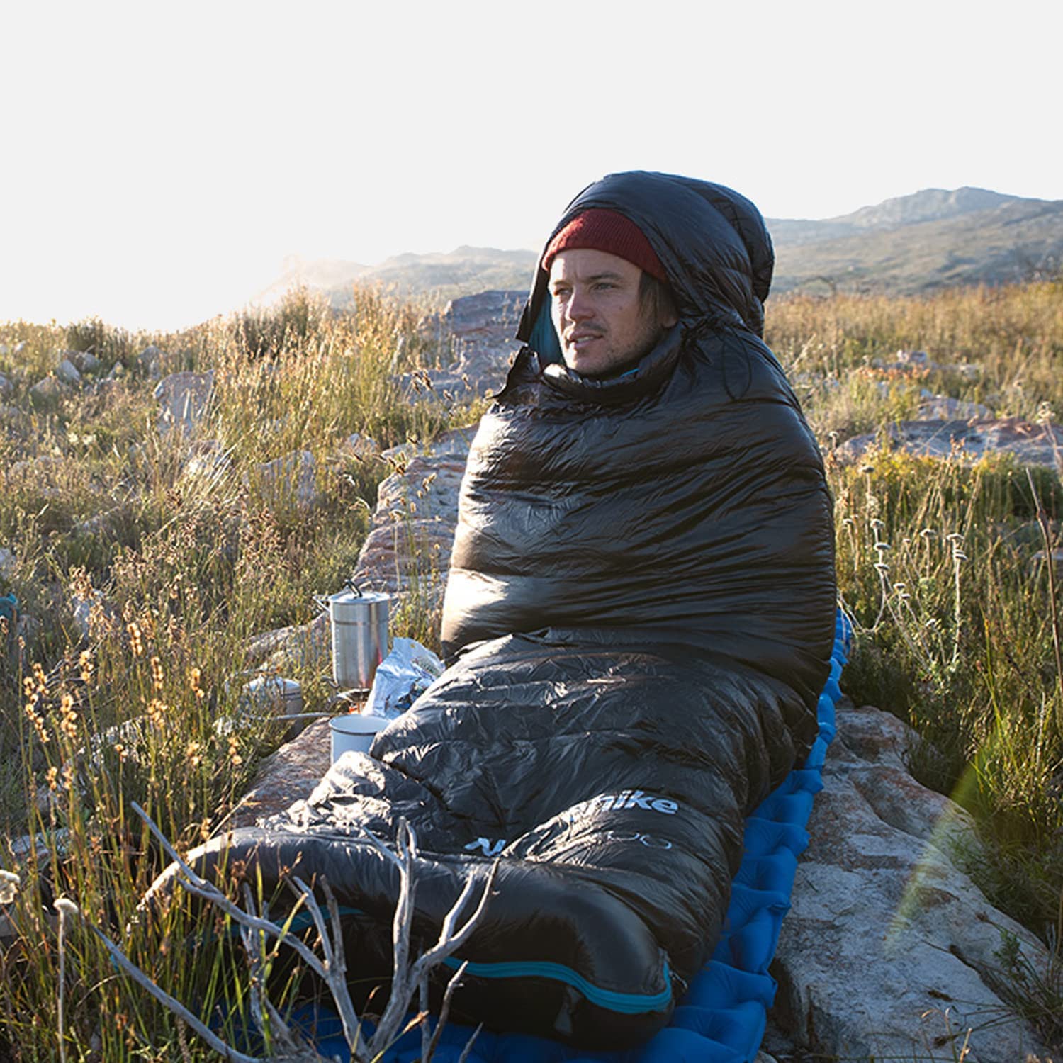 Naturehike Sacco a Pelo In Piuma d'Oca 750FP Sacco a Pelo In Piuma d'Oca Invernale Caldo 4 Stagioni Sacco a Compressione Speciale Da Campeggio Ultraleggero Portatile