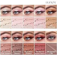 Vista 2 de 10 barras de sombra de ojos, brillo y neutro, color rosa champán, metálico, lápiz de sombra de ojos color crema con resistente a las manchas y al