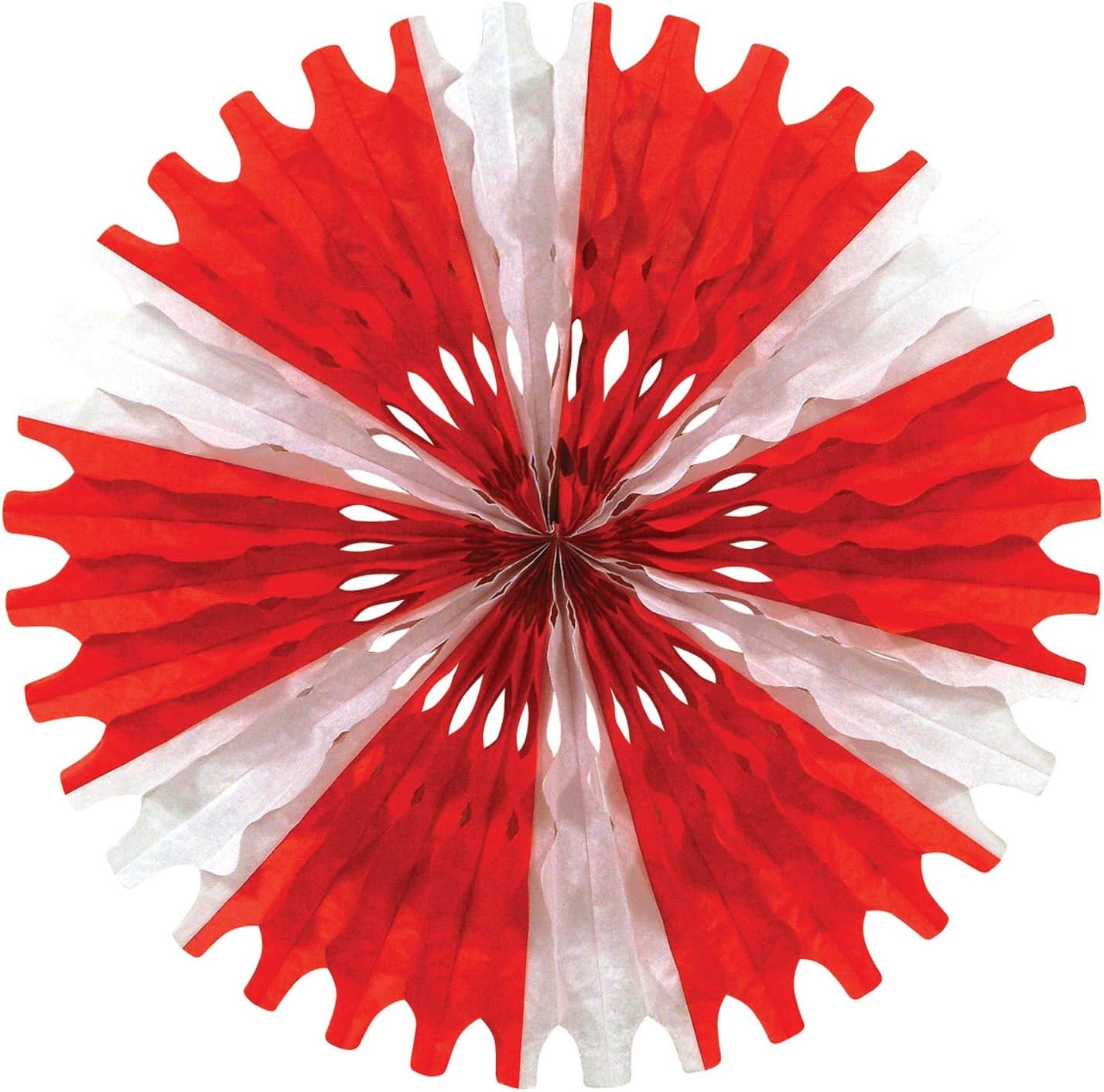 Beistle 12-Piece Tissue Fans, 25-Inch