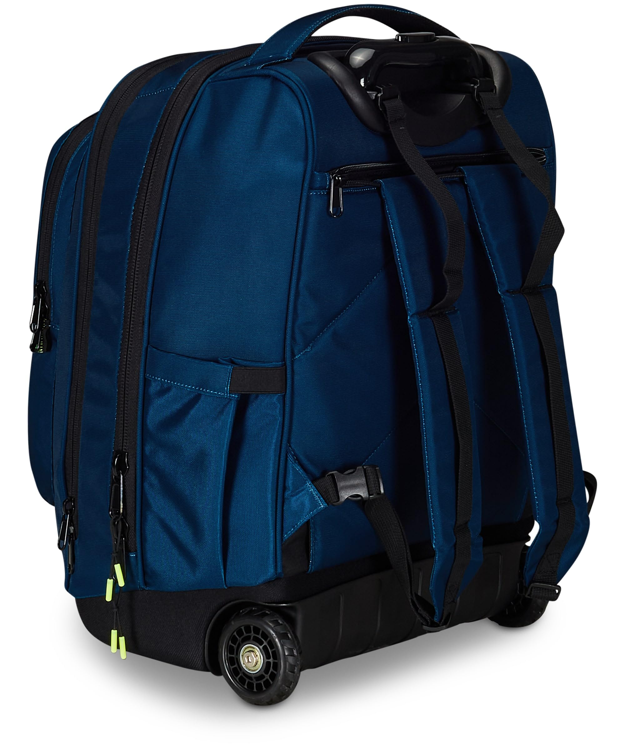 Invicta Trolley Scuola Bump Change Line Color, Blu, 2 in 1, Zaino Doppio Scomparto Con Carrello Fisso, Tasca PC e Borraccia, Organizer e Crossover System, Viaggio