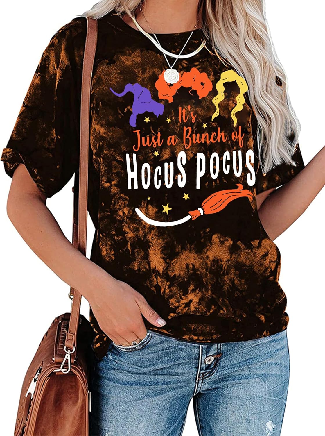 Halloween T Shirt Women Sanderson Shirt Witches Graphic Tees Casual Short Sleeve Holiday Shirts Top - Image 2