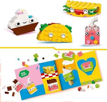 LEGO Classic Creative Food Friends Creative and Fun Toy Making Set for Kids Ages 11039-4 and Over (150 Pieces)