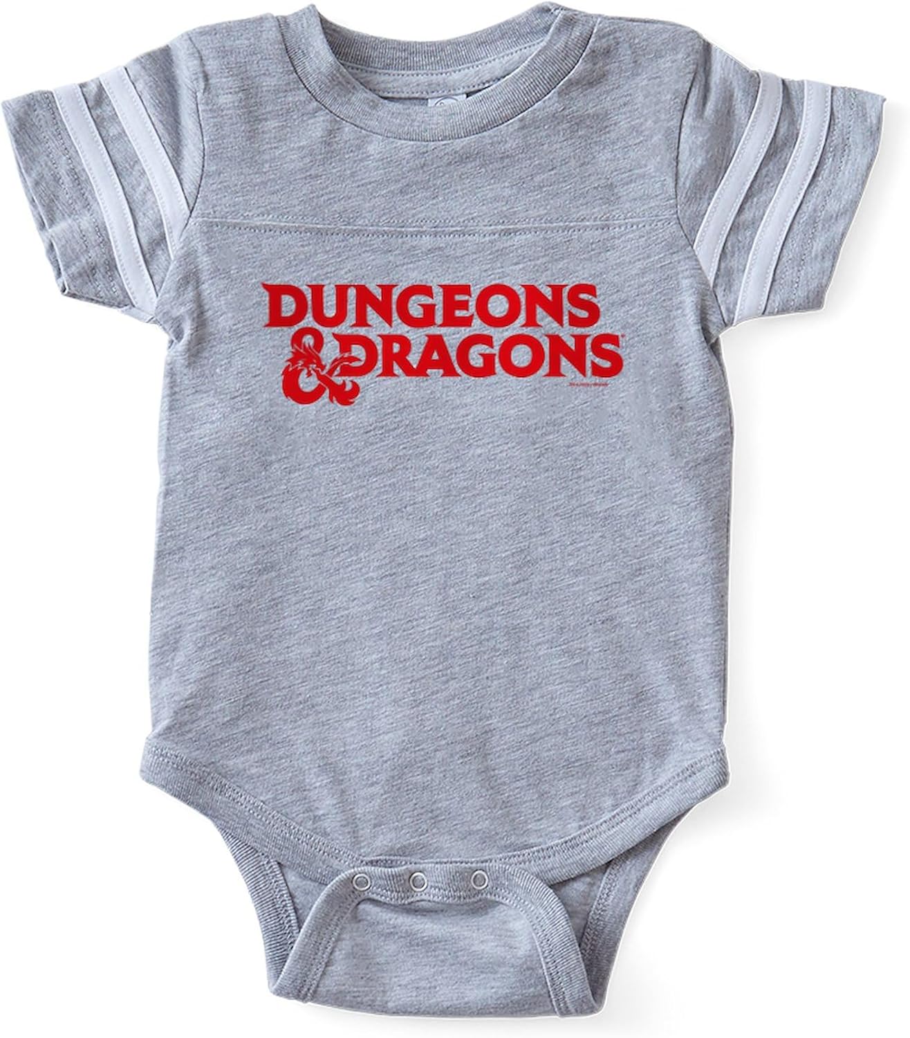 CafePress Dungeons and Dragons Red Logo Cute Infant Baby Football Bodysuit