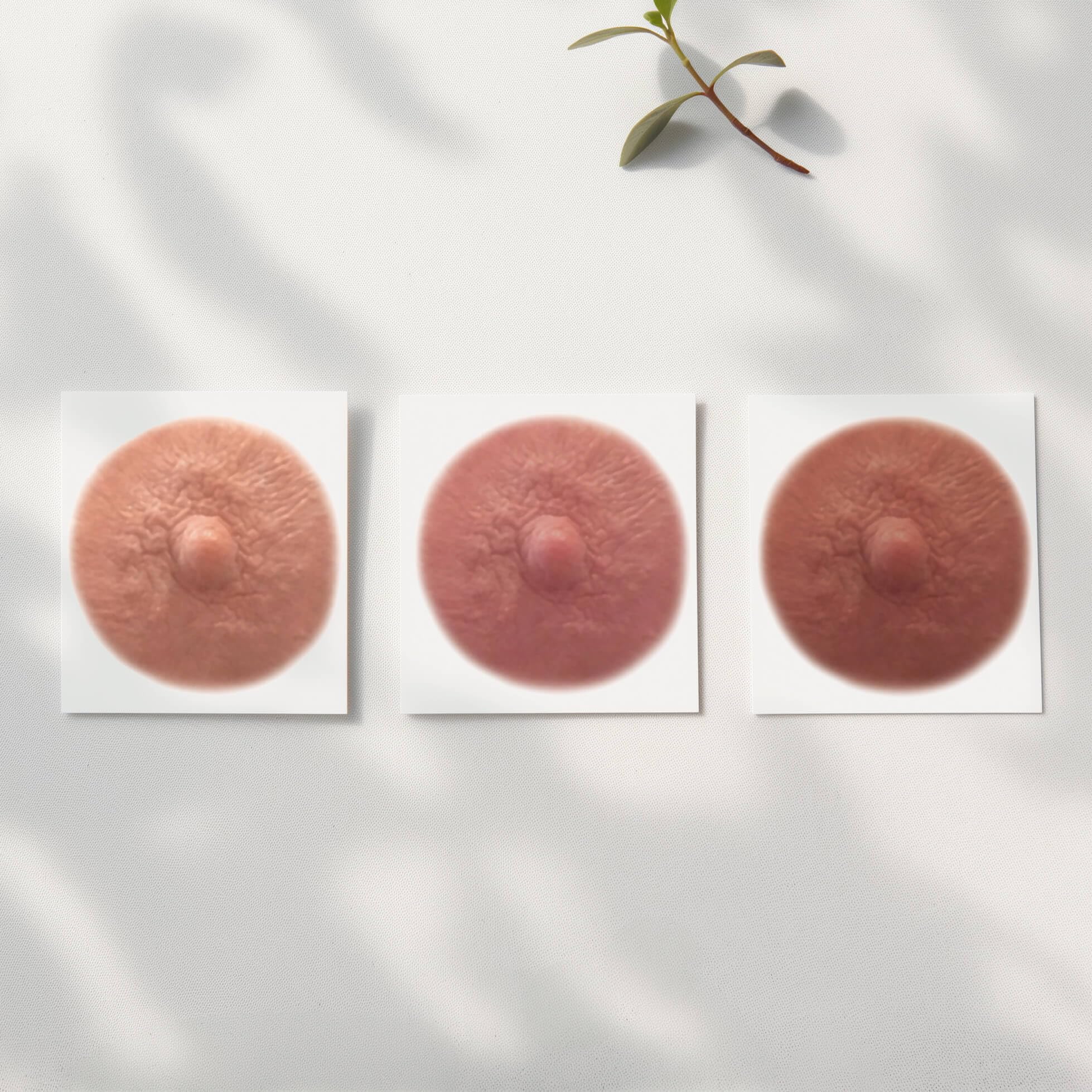 TataTattoos Temporary Realistic Nipple/Areola Tattoos – Non-Surgical for Mastectomy Recovery – for Post Breast Cancer Surgery (Medium Shades Variety Pack, Medium (1 pair of each color))