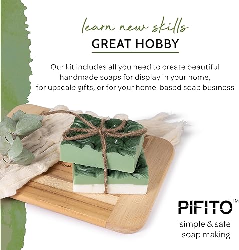 Miniatura 9 de Pifito Kit de fabricación de jabón de proceso frío  Mezcla de aceites No. 1 Mezcla de aceites premedidos de 60 onzas, paquete de 8 muestras de
