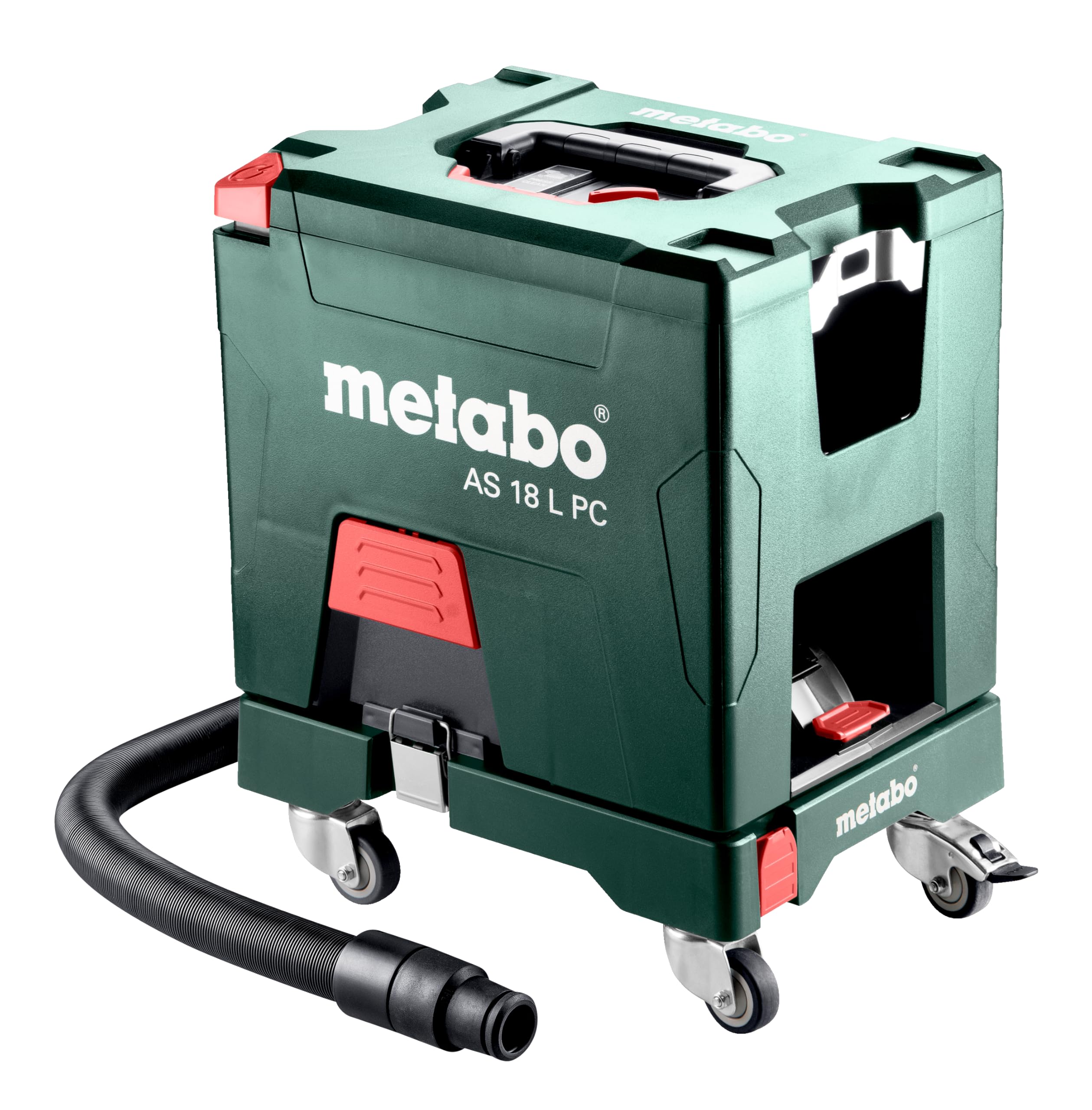 AS 18 L PC (602021850) Aspirador de batería | Aspirador industrial Clase L en caja, sin batería ni cargador, dimensiones 33 x 18 x 17 cm, peso 8,77 kg, sistema PressClean