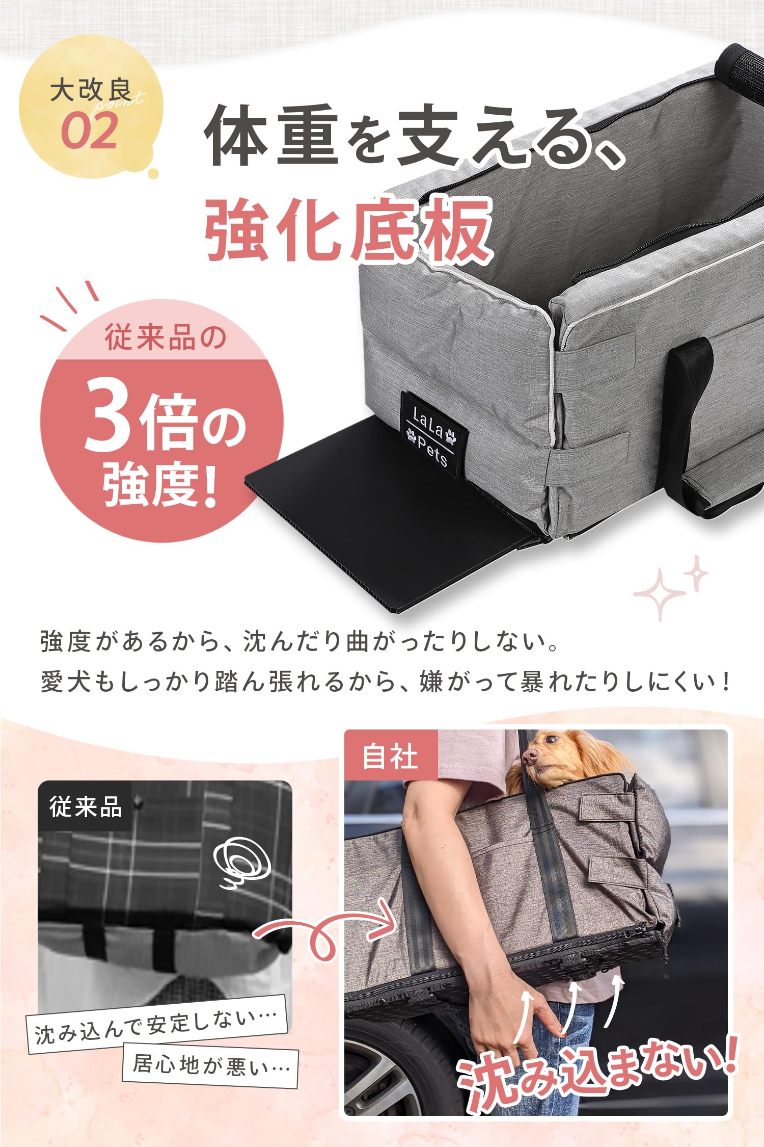 Amazon | 【獣医師監修】［LaLa‐Pets］ ドライブボックス