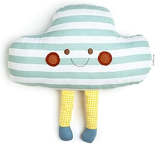 Cloud Shaped Decorative Pillow – Boho Nursery Decor & Sky Room Theme – H...