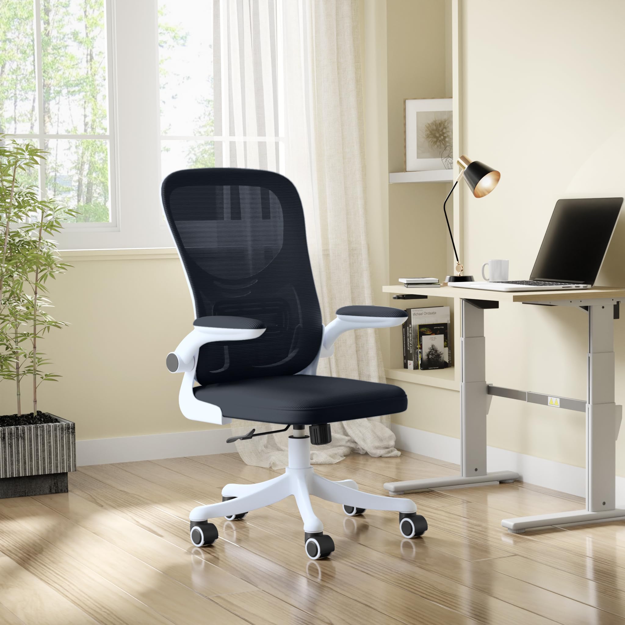 Rocco Flexo Ergonomic Office Chair/Study Chair/Computer Chair (Without Headrest, Black)-image-14