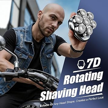 Universal Magnetic 7D Head Shavers for SHPAVVER/Wyklaus/Cyruzi Shaver Head
