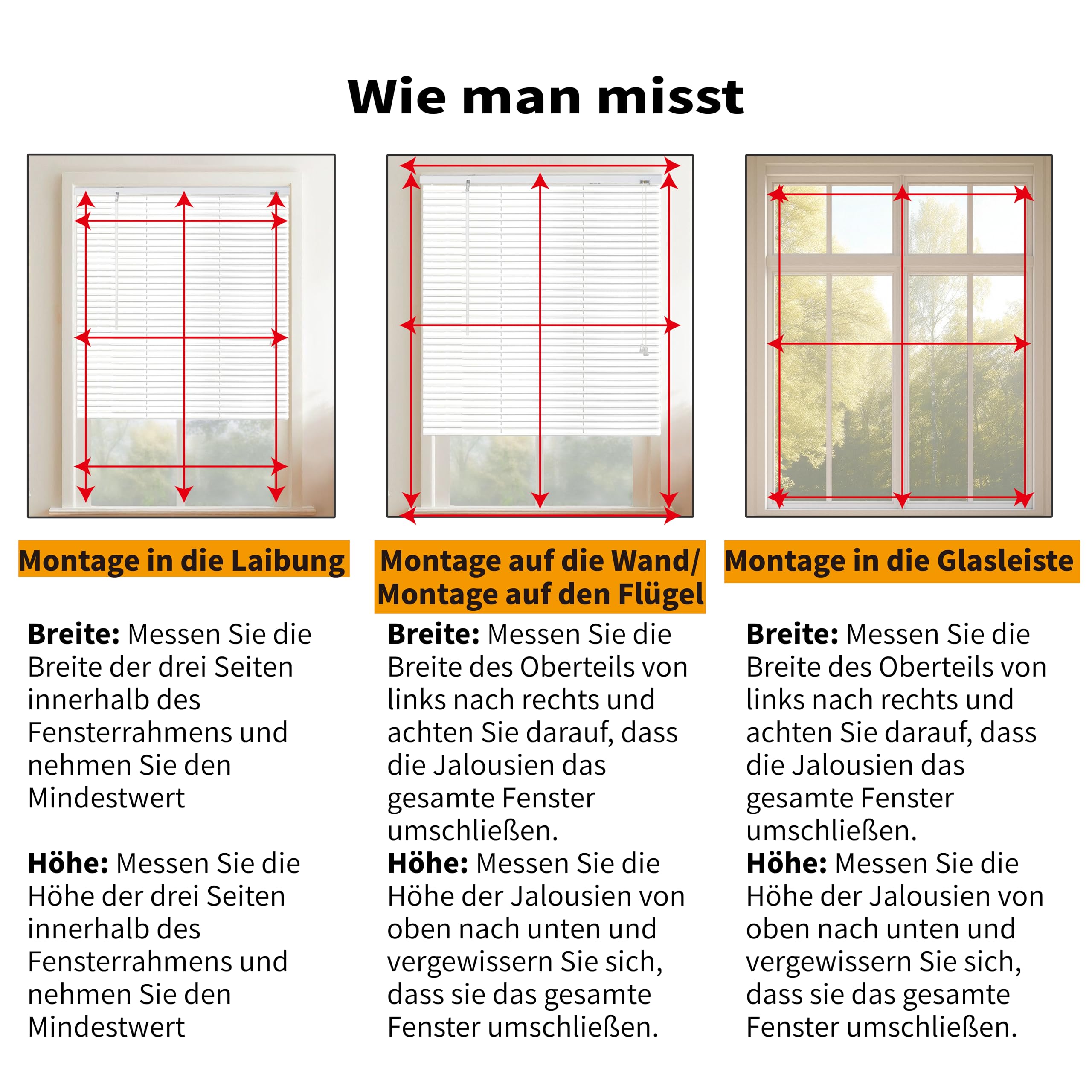 Aluminium Jalousie 120 x 220 cm, mit Klemmträgern, Jalousie ohne Bohren, Sichtschutz, Sonnenschutz, Aluminium Jalousie für Fenster und Türen, Weiße.