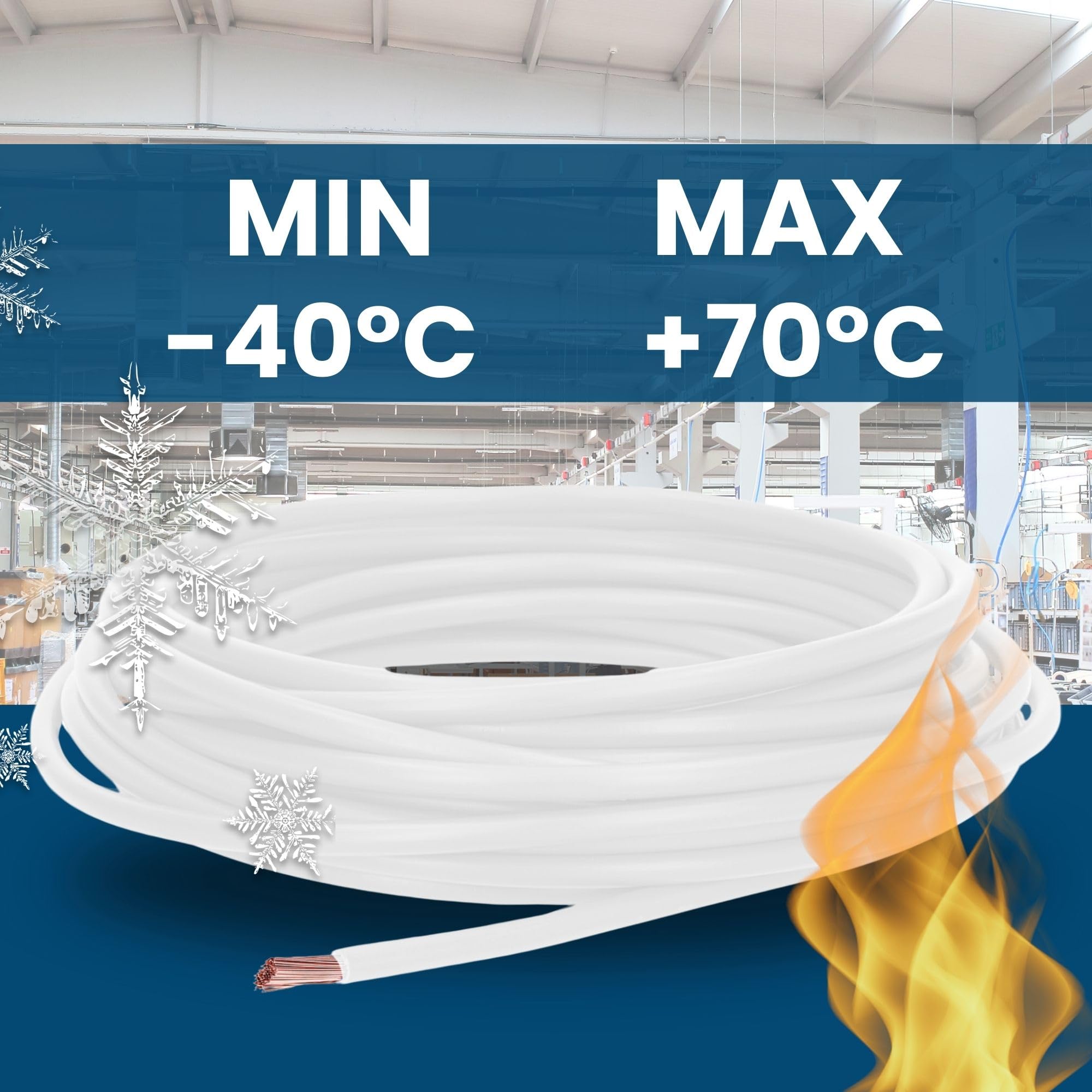 Kalitec 10 Meter H05V-K 0,75 mm² Bruine Bedradingskabel, Aderkabel, PVC Enkele Kabel, Strengen 0,75 mm², Bedrading Fijne Draden, Schakeldraad, Vlamvertragend