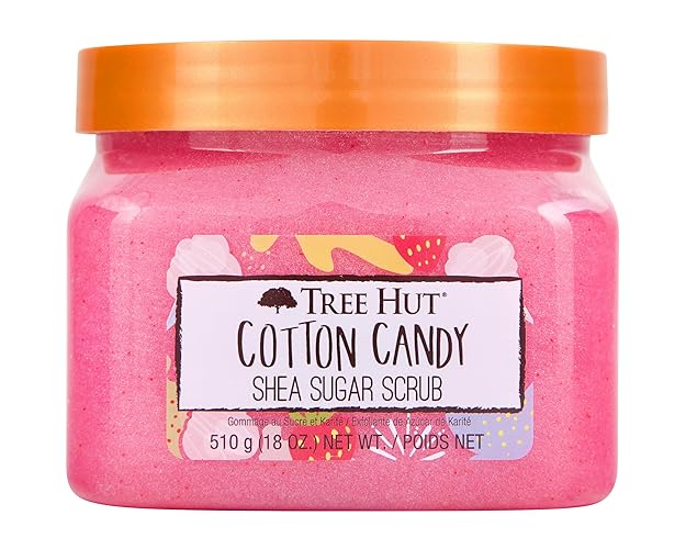 Tree Hut Cotton Candy Shea Sugar Scrub, 18oz