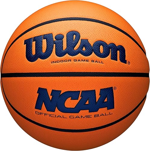 Miniatura 20 de Wilson NCAA Evo NXT Balones de Baloncesto Oficiales para Juegos en Interiores - Tamaños 6 y 7