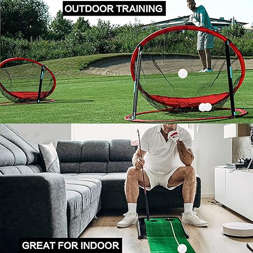 Miniatura 5 de Golf Practice Balls for Backyard Indoor Use Mix Color Plastic Balls Value 123050 Pack, Lightweight Mini Ball Swing Training Ideal for Men Women