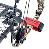 My Bow Buddy Regular Hang-On Buddy Tree Stand Bow Holder | Steel Bow Holder for Tree Stand with Rubber Grip | Works as a Compound or Crossbow Stand | Bow Holder Archery Stand with Quick Attach Knobs