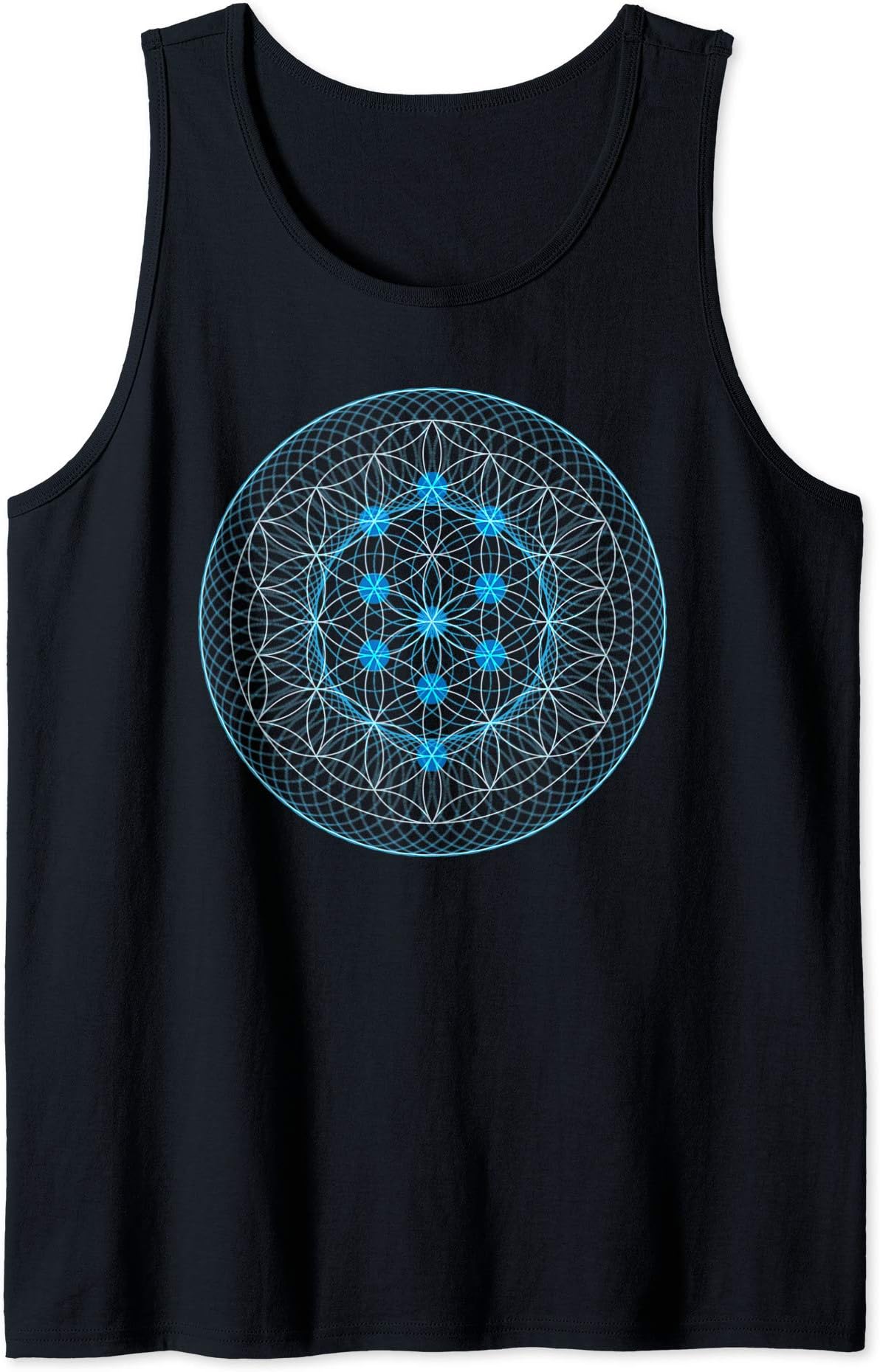 The Sacred Geometer Apparel StoreSacred Geometry Flower Of Life With Kabbalah Tree Tank Top