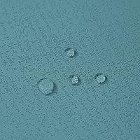 Vista 5 de Cortina plisada impermeable, 150 pulgadas de ancho x 96 pulgadas de largo, cortina opaca para sala de estar, dormitorio, puerta corrediza y baño