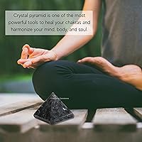Vista 267 de Amazing Gemstone Amethyst Pyramid Crystal Healing Stones - 2" Great Pyramid Figurine of Natural Stone Pyramid for Meditation, Reiki, Chakra