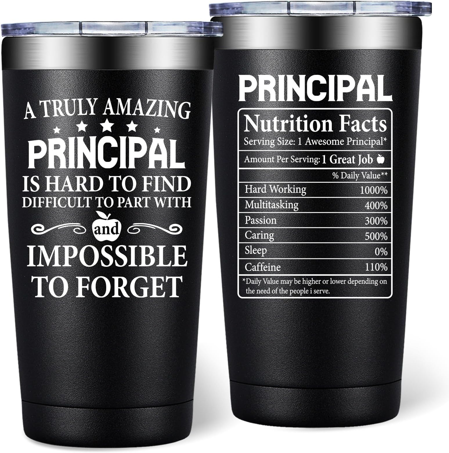 Principal Gifts - Principal Christmas Appreciation Gifts for Men - Principals Day, Teachers Appreciation Day Gift for Principals - 20oz Tumbler