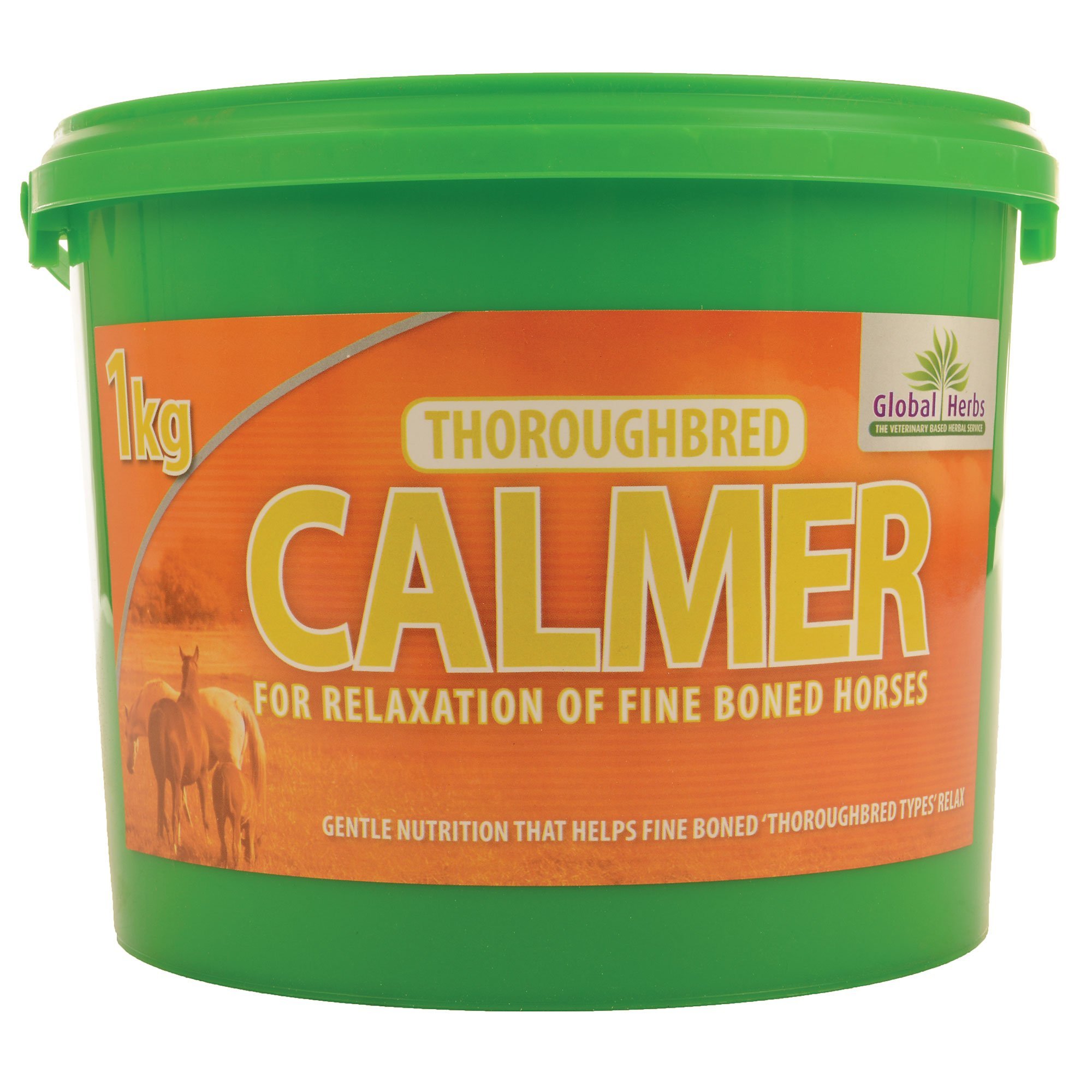 Global Herbs Thoroughbred Calmer 1kg - Clear, 1Kg