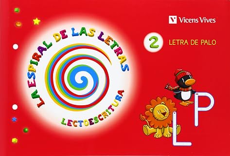 La Espiral de las Letras Lectoescritura 2 Letra de Palo Infantil