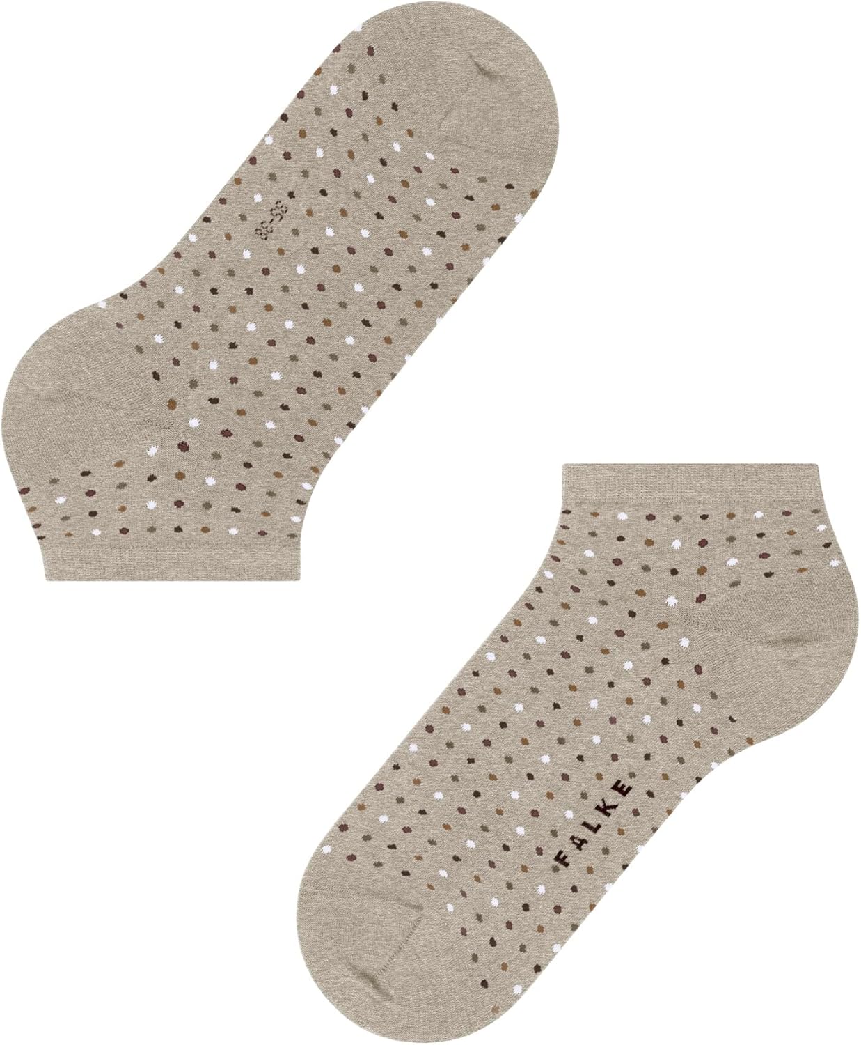 FALKE Women's Multispot Polka Dot Sneaker Socks, 1 Pair