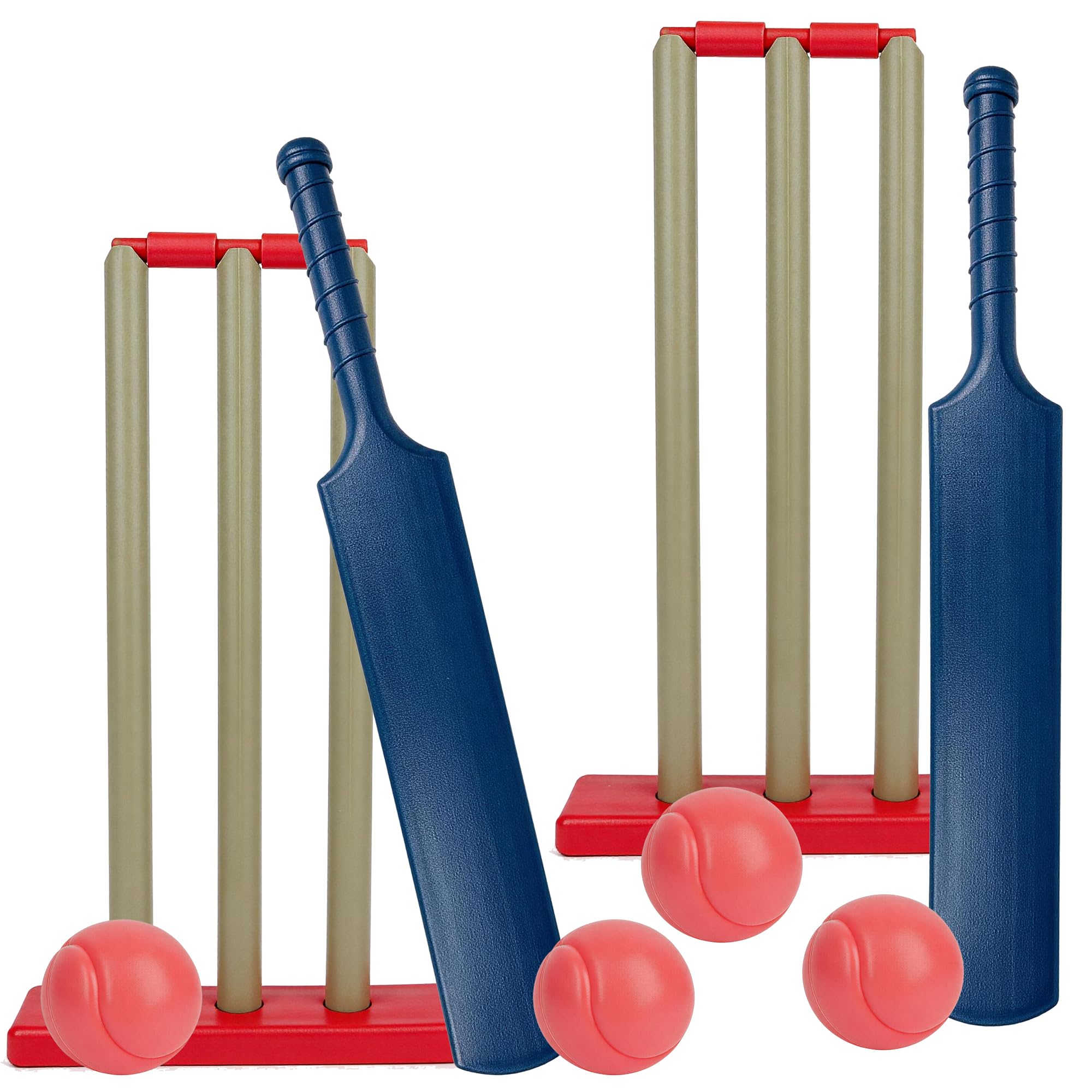 Photo 1 of 2 Pack Cricket Sets with 4 Balls for Beach Backyard Sports Game Ages 3+