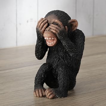 Unicorn Studios WU76437AA Wise Monkey See No Evil Sculpture