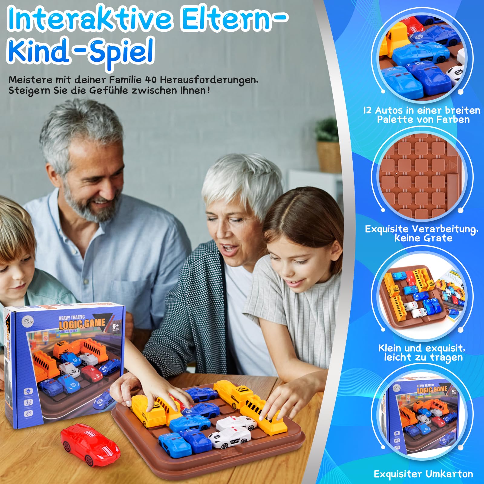 Thinkfun - Rush Hour Junior | Giochi 5 Anni O Più