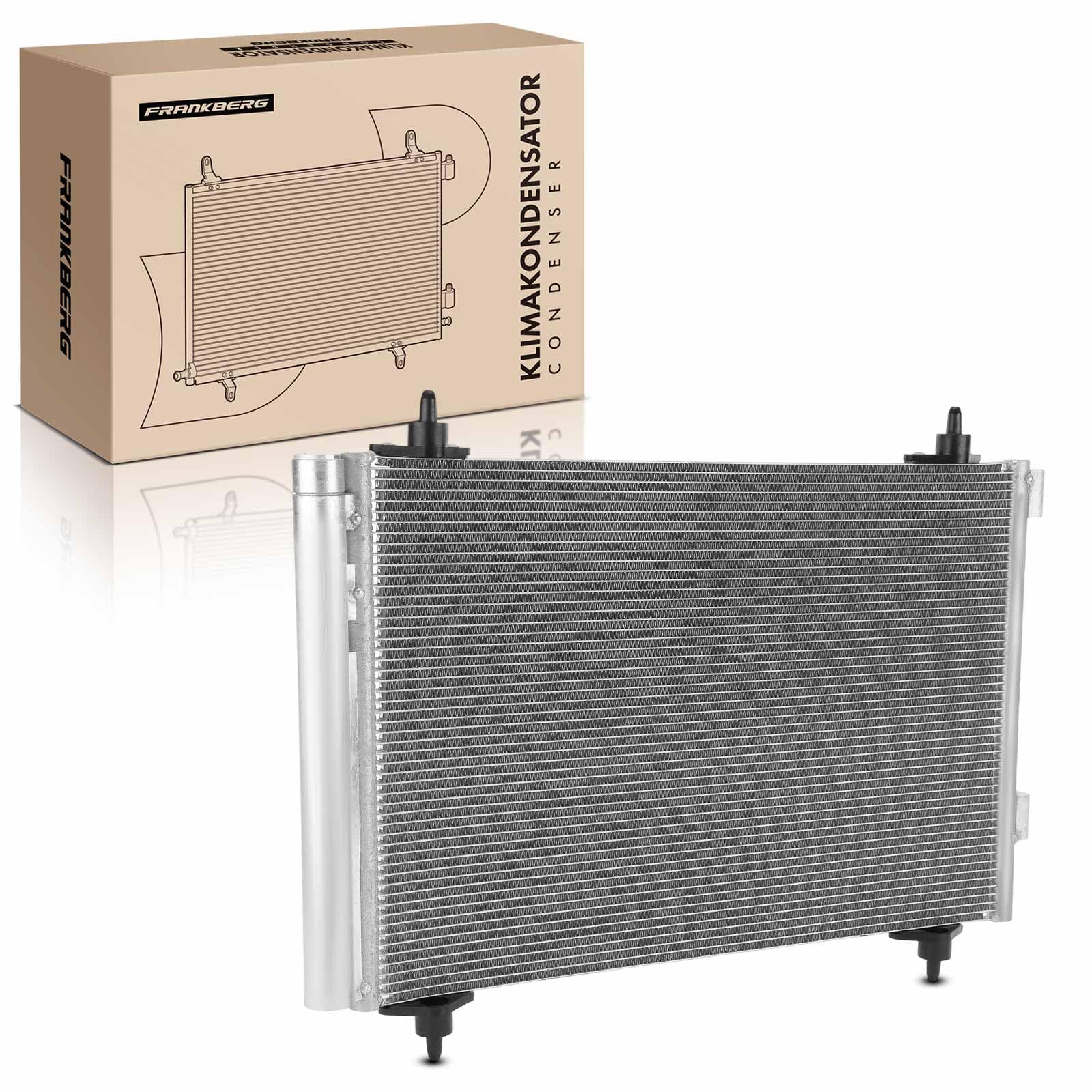 Frankberg Kondensator Klimaanlage Kompatibel mit Berlingo B9 2008-2022 C4 LA 2004-2011 307 3A/C 2000-2014 308 I 4A 4C 2007-2015 Replace# 9685947480
