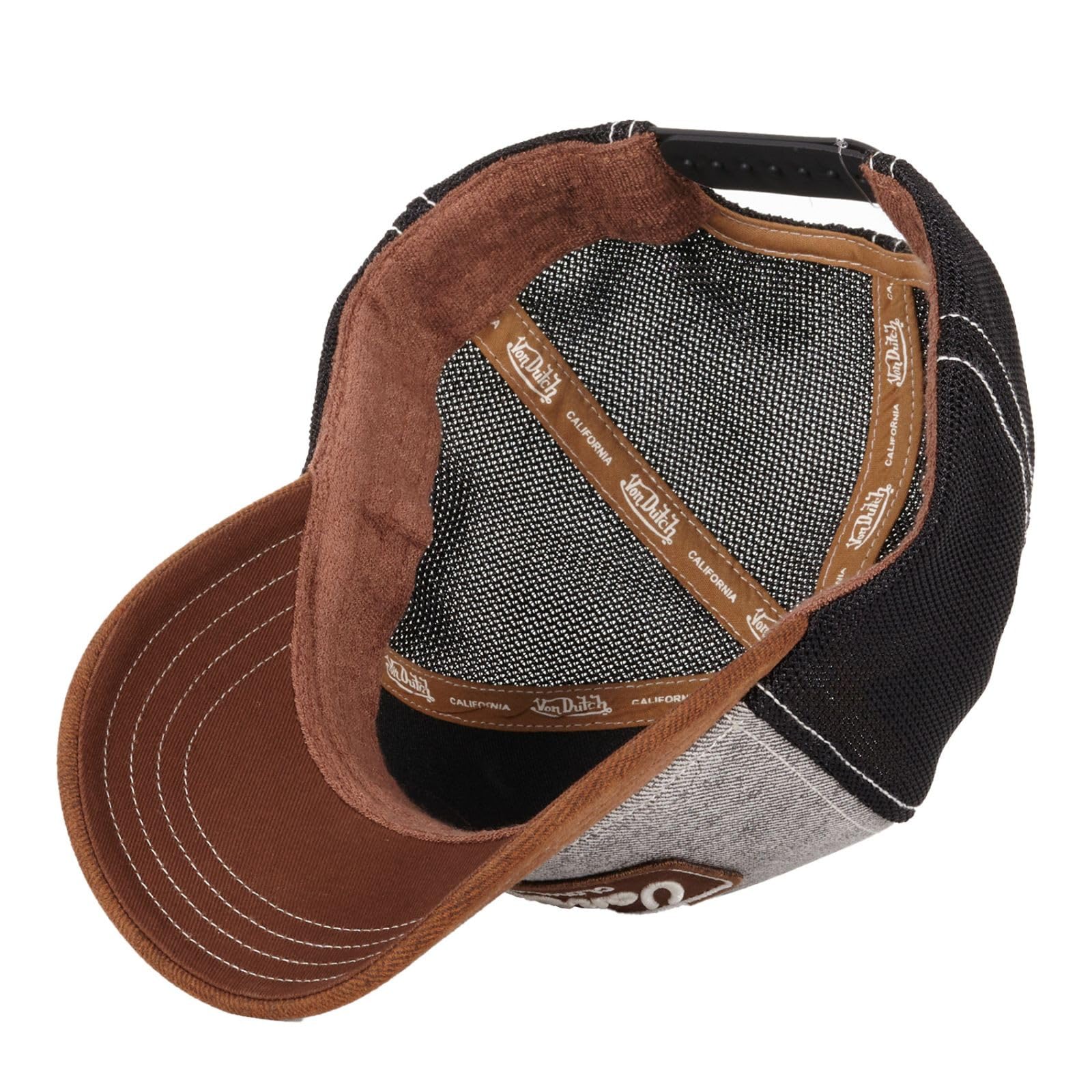 Von Dutch Czapka męska i damska, czapka Trucker LEA, regulowana z zatrzaskiem