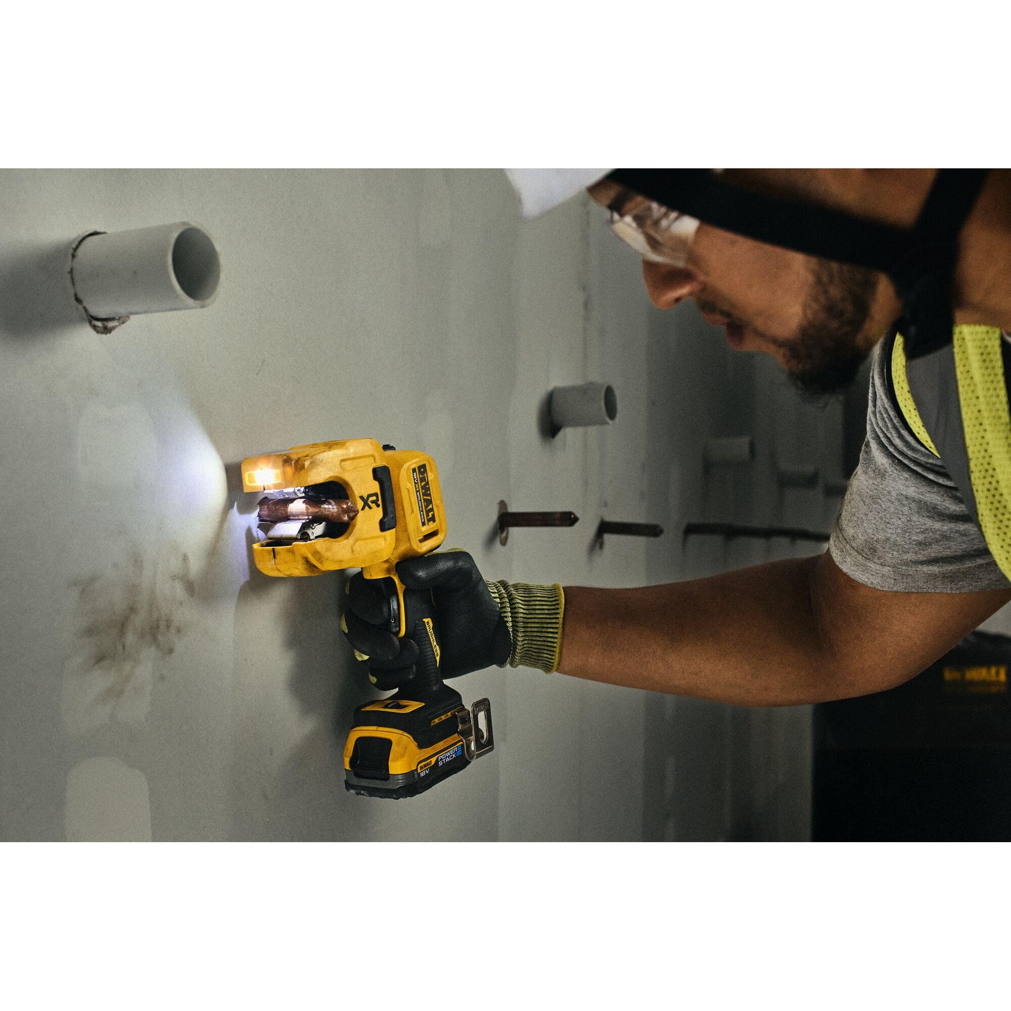DEWALT DCE154N 18V XR - Cortador de tubos de cobre inalámbrico sin escobillas, solo cuerpo