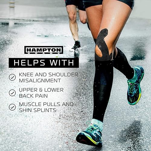 Miniatura 4 de Cinta de kinesiología a granel de 135 pies, impermeable, rollo de soporte de terapia deportiva para rodilla, músculo, muñeca, hombro,