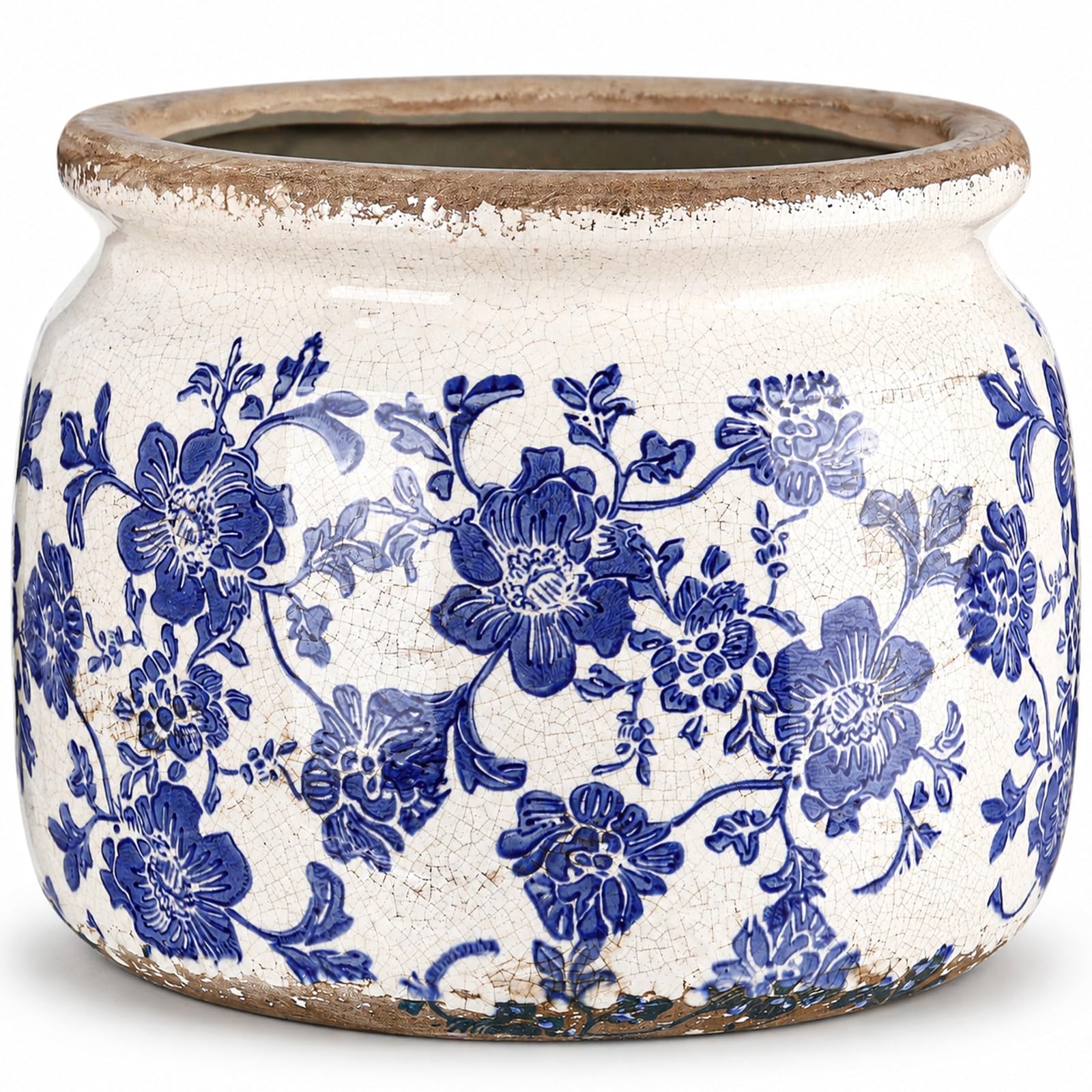 Ninehaoou Farmhouse Rose Plant Pot