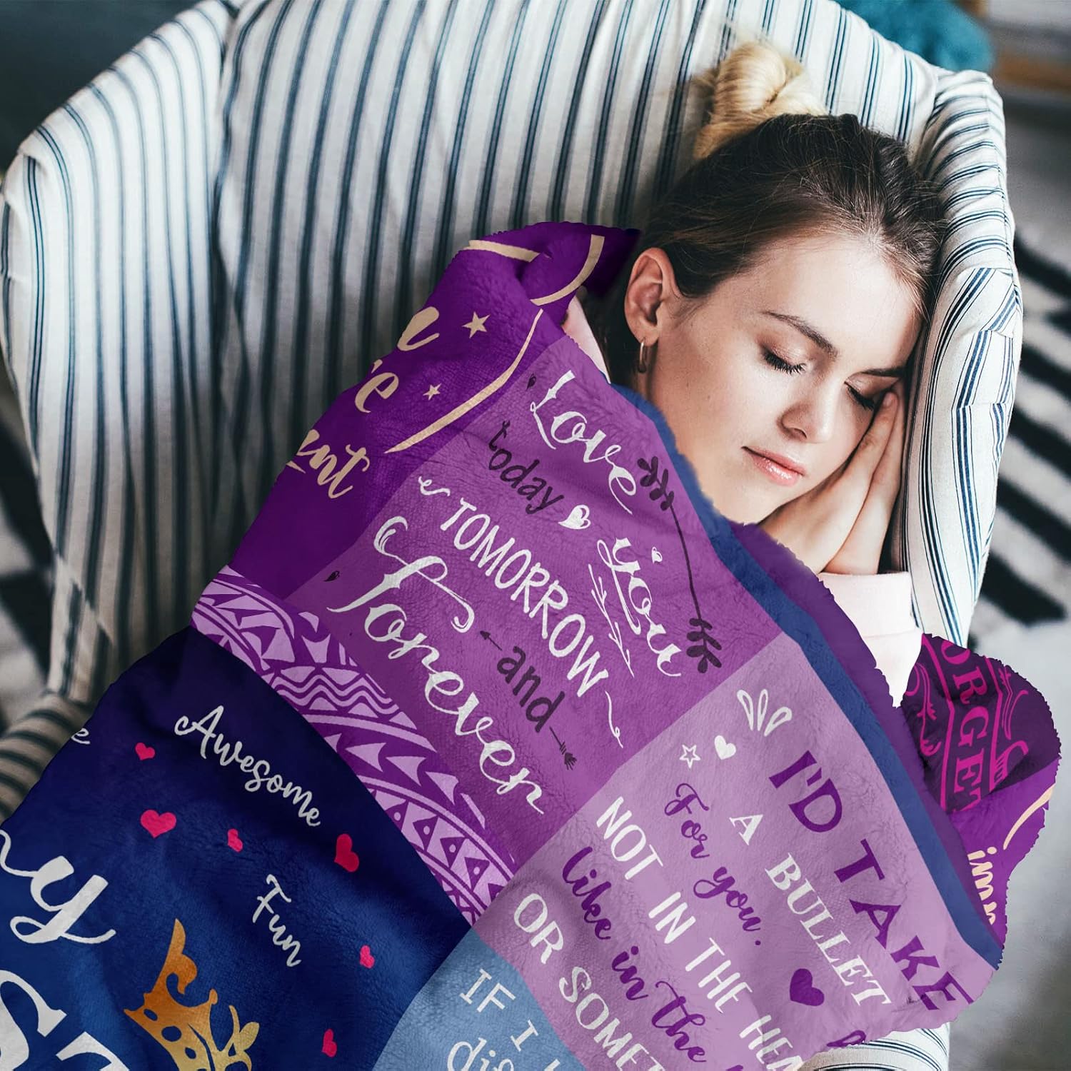 Best Friend Blanket - Bestie Birthday Gifts for Women - Friendship Throw 50"X60" - Friendship Gifts - Image 2