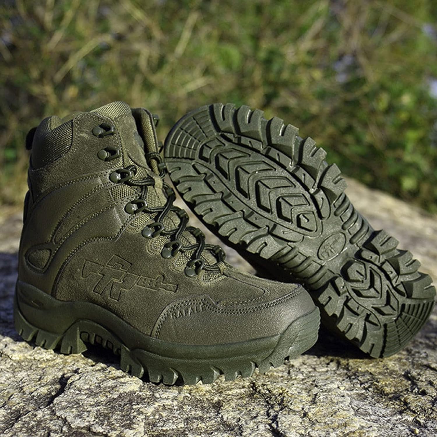 Yytcsjz Mens Hiking Boots, Tactical Combat Boots, Patrol Boots, Desert Boots, for Hiking, Hunting, Working, Walking, Climbing, Running, Offroad